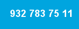 932 783 75 11 932 783 75 11